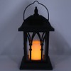 Outdoor Hanging Solar Lantern LED Candle Flame Light for Garden