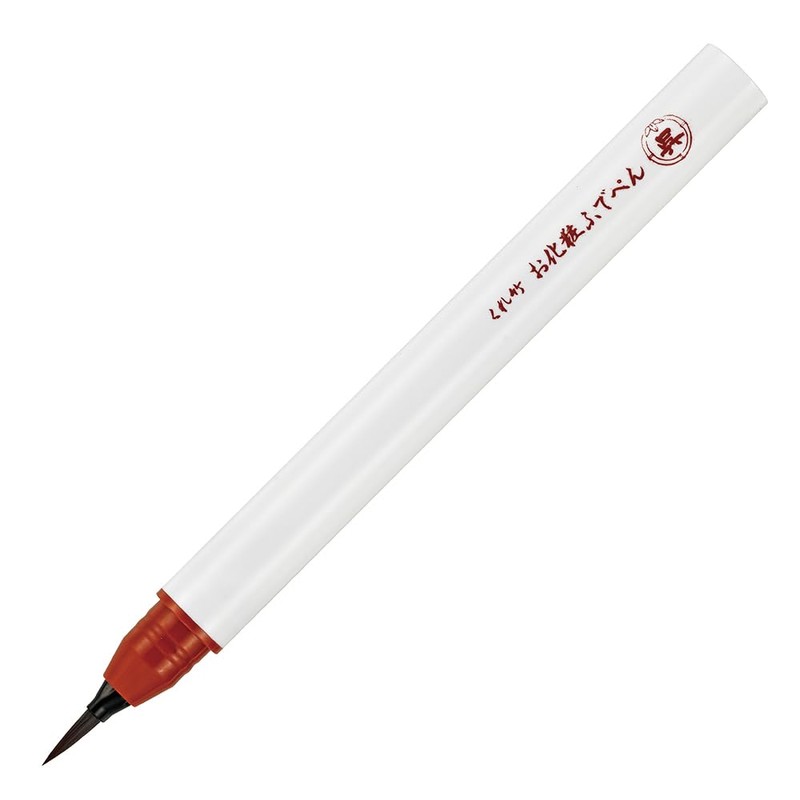 Kuru Bamboo Makeup Pen for Eyes, Flat Brush, Japanese Black