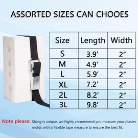 Plaster Mold Banding Straps for Potters Ceramic, Home Crafters - Heavy Duty Fasteners, 3 Pcs (5')