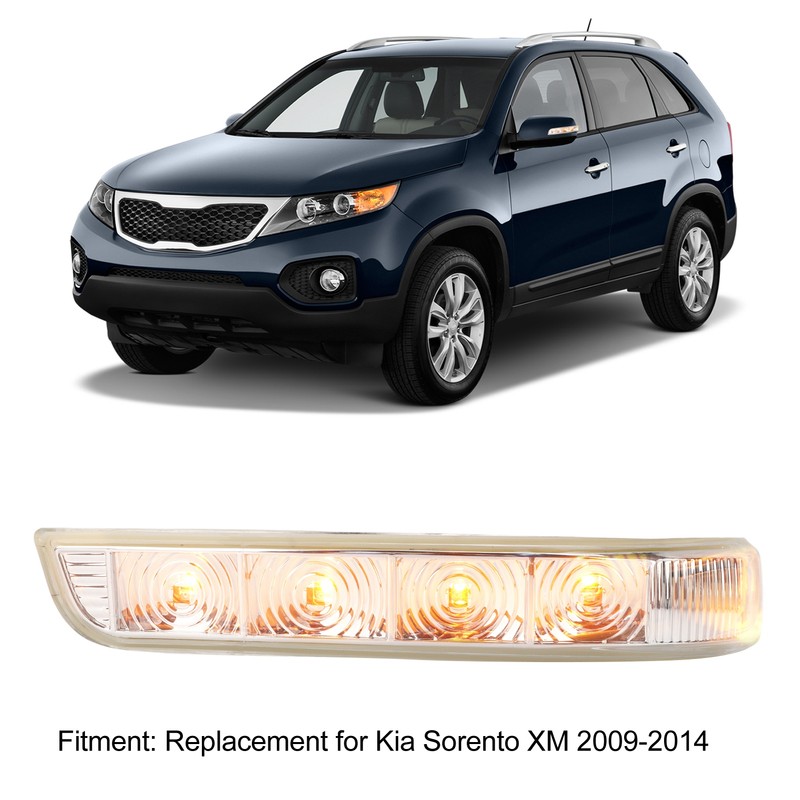 Side Mirror LED Indicator Turn Signal Light Replacement for Kia