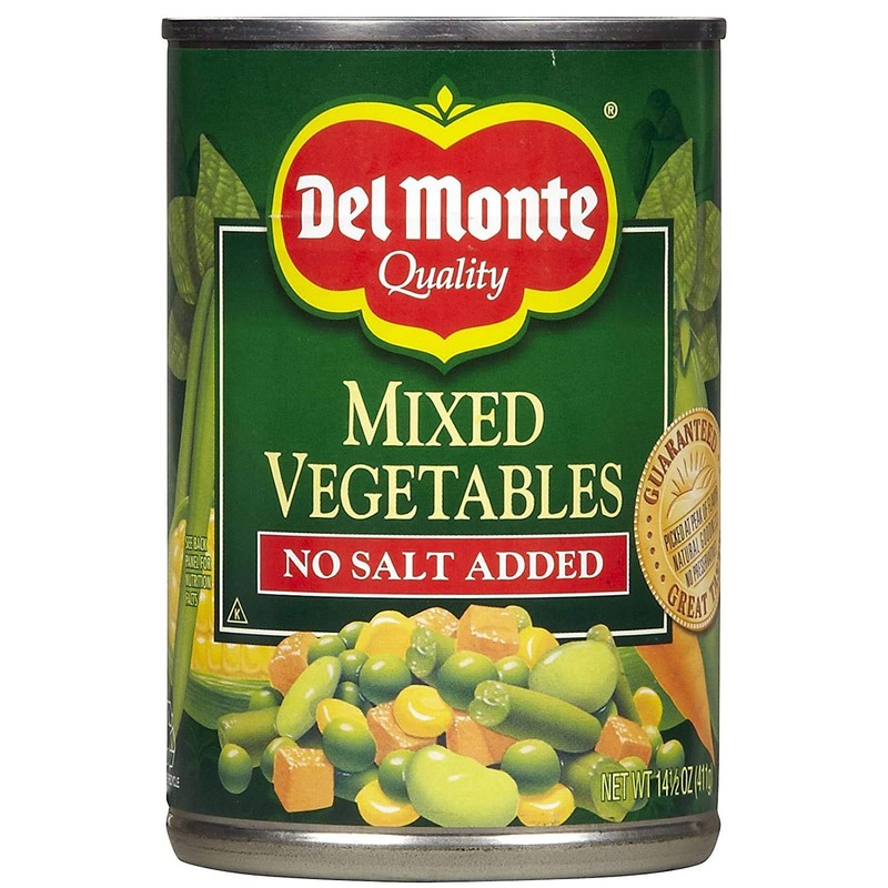 Del Monte Mixed Vegetables, No Salt Added, 14.5 Ounce (Pack