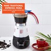Imusa Special Edition Electric Cuba/Domino themed Espresso Maker, 3 or