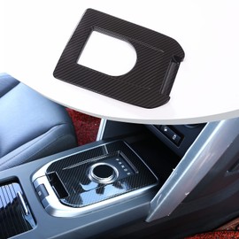 DIYUCAR for Discovery Sport Carbon Fiber Luxury Interior Accessory Gear Shift Cover Trim 1PC