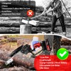 Mini Chainsaw 6 Inch, Handheld Chain Saw With Security Lock