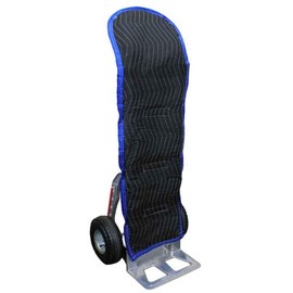 US Cargo Control Quilted Hand Truck Cover - Rounded Top Appliance Dolly Cover - Essential Moving Supplies - Black/Blue Moving Pad - Woven Cotton/Polyester - 50 x 16 Inches - 1 Pound