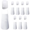 ZYKORT 8 Pieces Kids Aprons and 8 Pieces Kids Chef