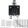 RKURCK Thermal Circuit Breaker 5 Amps, Thermal Overload Protector L1