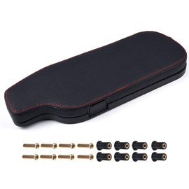 GRAND ORANGE Console Armrest Compatible with Subaru BRZ Toyota 86 2013-2018 / Scion FRS 2013-2019 Black Armrest Box with Red Stitching