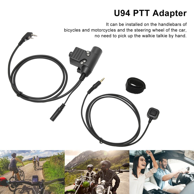 U94 PTT System Hands Free Plug and Play PTT Adapter
