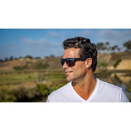 Kaenon Mens Burnet XL Sunglasses (Black Label, Ultra Black Mirror)