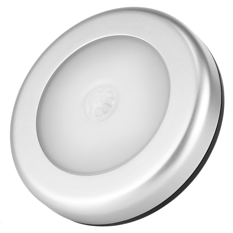 3Pcs Mini Body Induction Lamp Motion Infrared Sensor LED Night