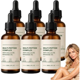 Aceite Corporal Complejo Multipéptido para Estiramiento de la Piel. (6PCS) Aceite Corporal Reafirmante Antienvejecimiento Para Piel Crepey, De Absorción Rápida Para Piel Crepey De Cuerpo Completo.