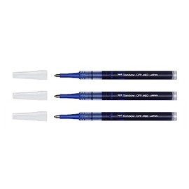 TOMBOW Pack of 3 Rollerball Refills for Wide Nib Rollerball Pens -