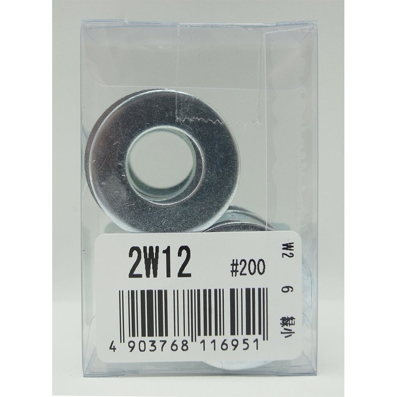 WAKAI Uniqlo Flat Washers M12 Quantity: Approx. 18 Sheets 2W12