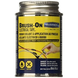 Blue Magic BOT55TRI Brush Electrical Tape (12/4Oz), Black