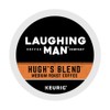 Laughing Man Hugh's Blend, Single-Serve Keurig K-Cup Pods, Medium Roast