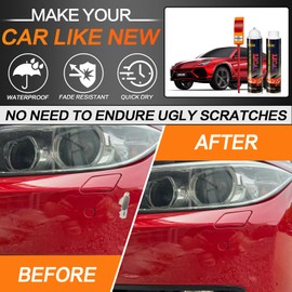 Touch Up Paint For Cars, Automotive Car Paint Pen Scratch Repair Two-In-One Touch Up Paint, Premium Car Scratch Remover for Deep Scratches 0.4 fl oz (Red Pearl)