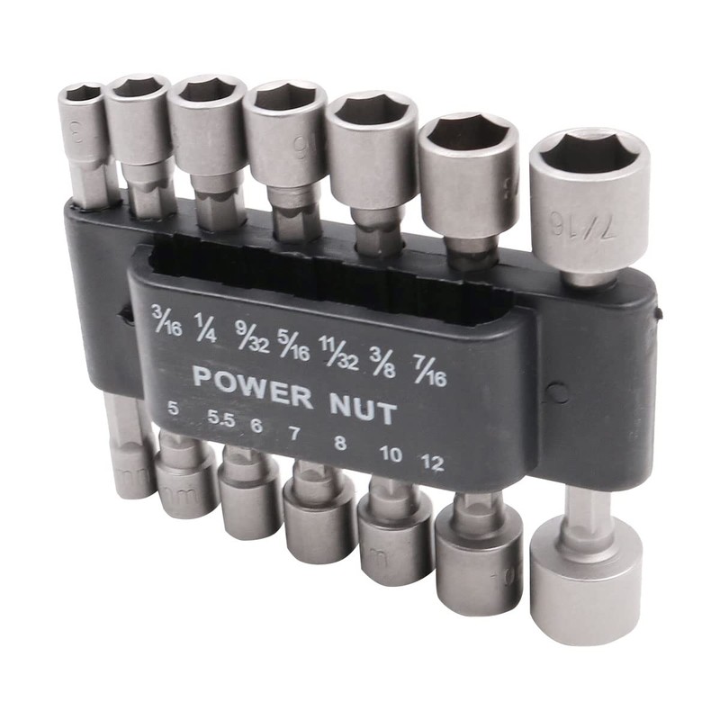 ZONADAH 14 Piece Set Power Socket Bit Sets 1/4 Inch