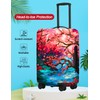 FIRST WAY Luggage Cover Protector - Anti-Scratch Suitcase Cover for