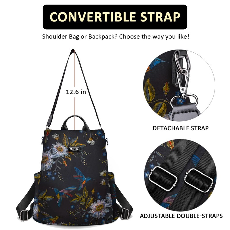 Fmeida Backpack Womens Anti Theft Rucksack Handbag for Women Travel