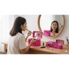 SET DE NECESER/COSMETIQUERA HOLOGRÁFICA CON ESPEJO 3 EN 1.