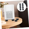 TEHAUX 8Pcs Speaker Spike Pad Rubber Isolation Stand for Amplifiers