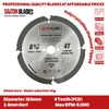 Saxton PCD Circular Saw Blade, 165mm x 4 Teeth x