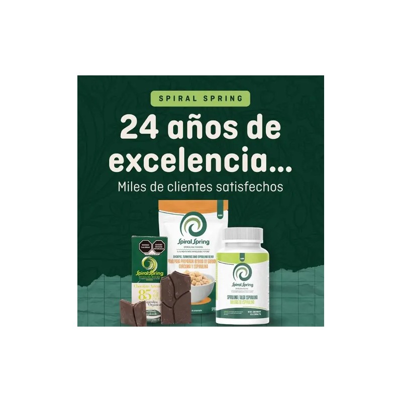 Alga Spirulina Máxima Orgánica Pack 3 Bolsas con 500 tabletas