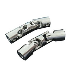 45# Universal PTO Shaft Coupler 10mm to 10mm Swivel Universal Joint Shaft Coupler Coupler Coupler 16x58mm 2pcs