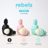 Rebels Refinery Paquete de 3 bálsamos labiales con forma de