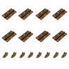 Hardware Solid Brass Door Hinge,8-Pack,Susenya Square Corners Door Hinge 1.5"