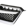 MUTUSAISI Front Bumper Upper Grille Chrome Grill Compatible with 2012-2016