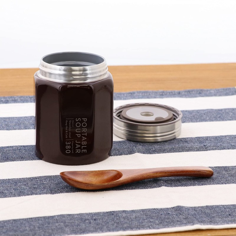 Bestco ND-8238 Lunch Jar, Thermal, 12.8 fl oz (380 ml),