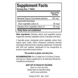 Biotics Research Cytozyme Thy Neonatal Thymus Concentrate, Supports Health of The Thymus Gland, Healthy Immune Response and Pathway Processes, Supports Immune System 60 Tablets