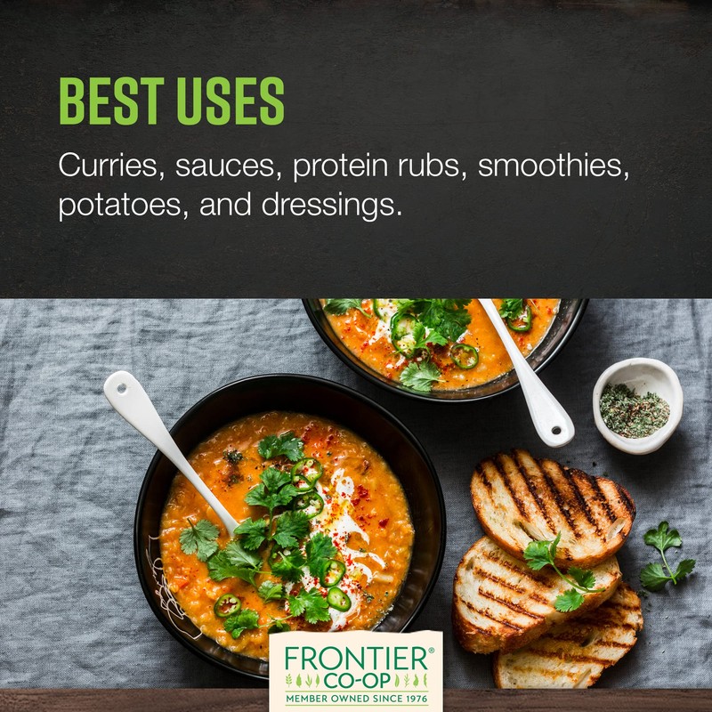 Frontier Co-op Organic Turmeric Root Powder, 6.21-Ounce Bag - Made