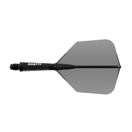 CUESOUL ROST 77 Integrated Dart Shaft and Flight, Big Wing Shape, Set of 3 (Clear Colour Series)