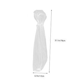 PACKOVE Mesh Detachable Puff Sleeves for Wedding Dress Elegant Tulle Arm Covers Fashionable Bridal Accessories for Women Lightweight and Versatile Sleeves for Special Occasions
