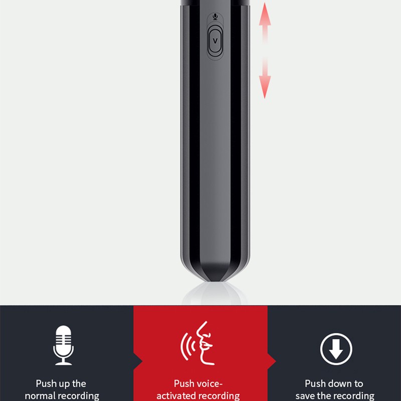 Digital Voice Recorder Voice to Text Intelligent Segmentation Noise Reduction