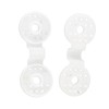 100pcs Shade Cloth Plastic Clips Round Fixing Clips for Greenhouse