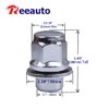 M12x1.5 Lug Nuts with Mag Flat Seat 24 pcs 13/16"