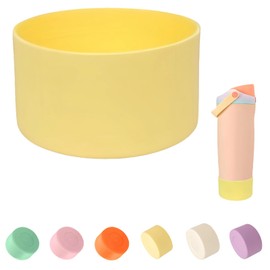 Silicone Boot for Owala FreeSip Sway 30oz 40oz, Anti-Slip Protective Sleeve for Water Bottle, Non-Slip Bottom Cover, Durable Scratch-Resistant Bottle Boot Accessories for Owala (Bright Yellow)