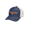 Kimes Ranch Gorra ajustable a presión Lp Trucker, Azul (Denim),