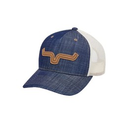 Kimes Ranch Gorra ajustable a presión Lp Trucker, Azul (Denim), Talla única