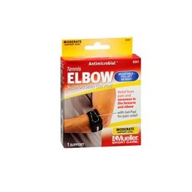 Mueller Sport Care Tennis Elbow Support with Gel Pad One Size #6341-1 ea, Pack of 3