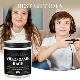 Gamer Gifts, Gifts for Gamers, Gamer Gift for Men Boys Boyfriend Husband Teenage Boys, Funny Gaming Gift for Men Women Christmas Birthday Decor, Lavender Scented Candle 7oz