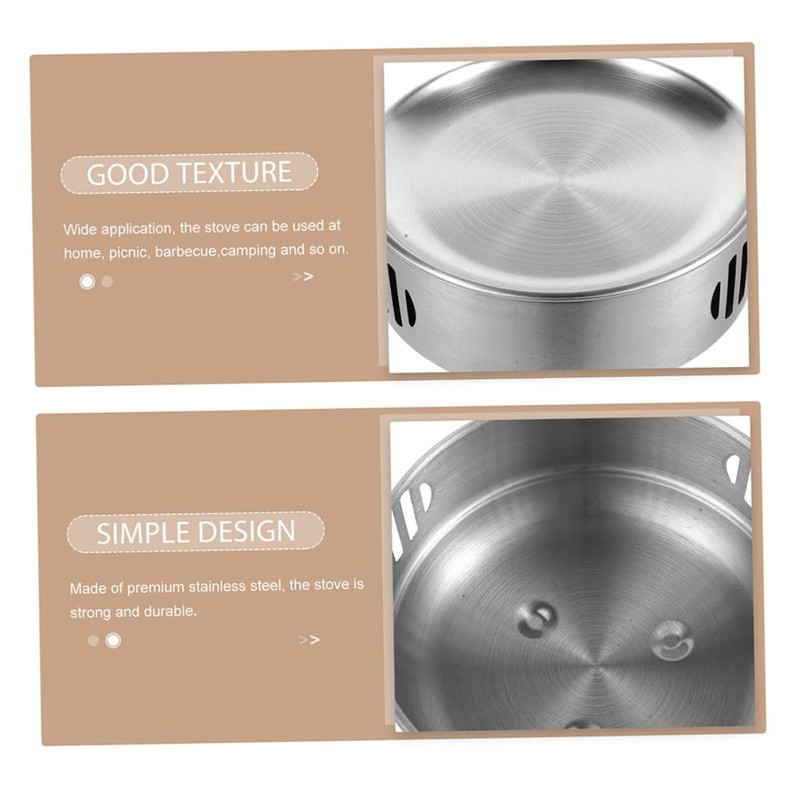 Gatuida Alcohol Stove Rack for Camping Metal Alcohol Stove for