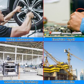 Profiwoab 10 PCS XZN Triple Square Spline Bit Socket Set,M4-M18 Allen Key Socket Multiple Teeth, Multi Tooth Socket Set with Storage Case,for Torque Wrench, Ratchet Wrench, Impact Power Drills