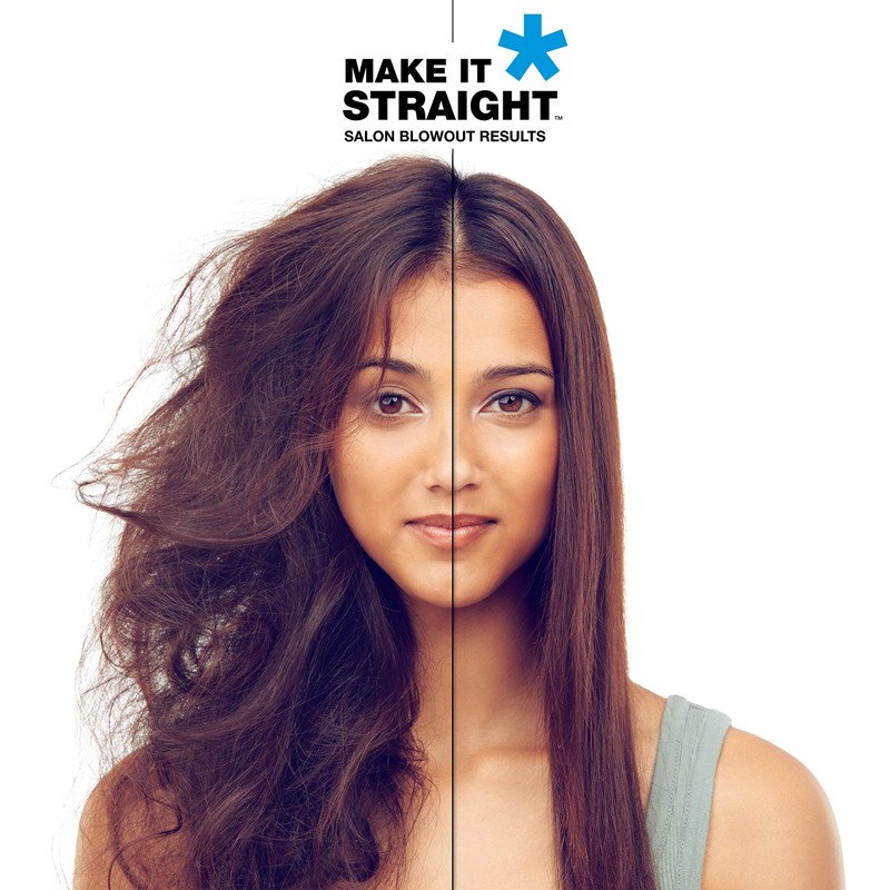 Make It Straight Blowout Spray, Straighten Hair, Eliminate Curls, and