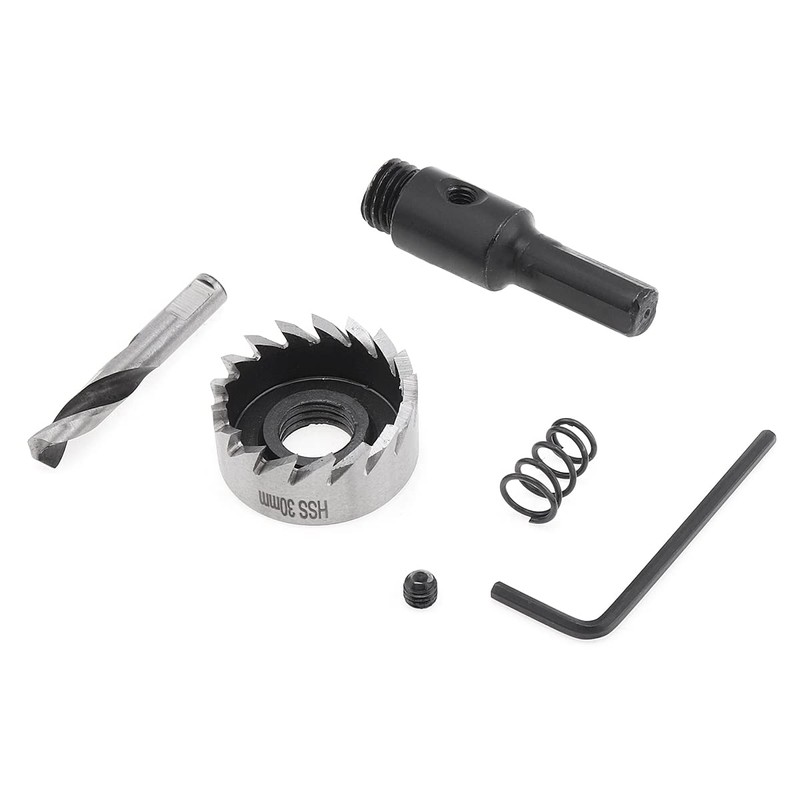 ChgImposs 5Pcs 16-30mm 5/8-Inch to 1-3/16 Inch HSS Hole Saw
