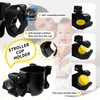 Drinks Holder Pushchair Cup Holder 2-in-1 Adjustable Bottle Holder with